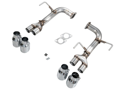AWE Tuning silver axle-back exhaust