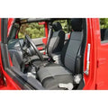 PRP 11-12 Jeep Wrangler JK Rear Seat Cover/2 door - Black with Red Stitching