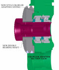 ADVANCE ADAPTERS SHIFTER-LOKAR 700R4 23 LEVER and BOOT
