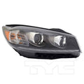 TYC headlights close-up