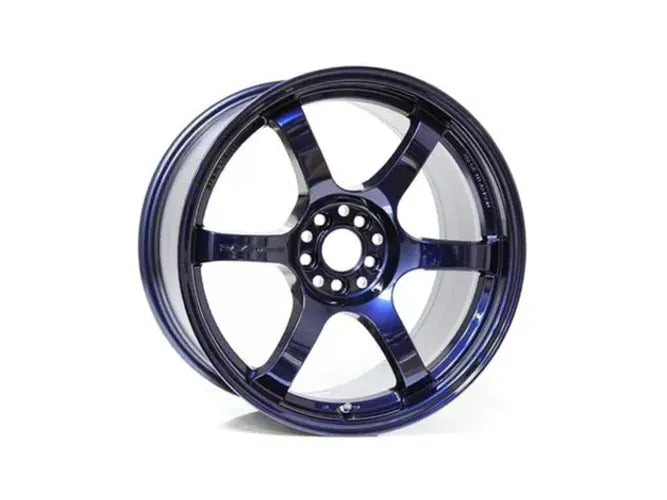 Gram Lights 57DR 18x9.5 +22 5-114.3 Eternal Blue Pearl Wheel (Min Order Qty 20)