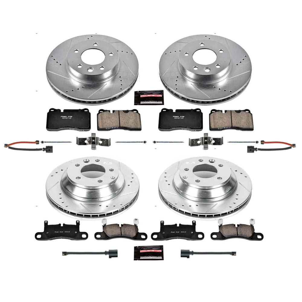 Power Stop 11-17 Volkswagen Touareg Front & Rear Z23 Evolution Sport Brake Kit