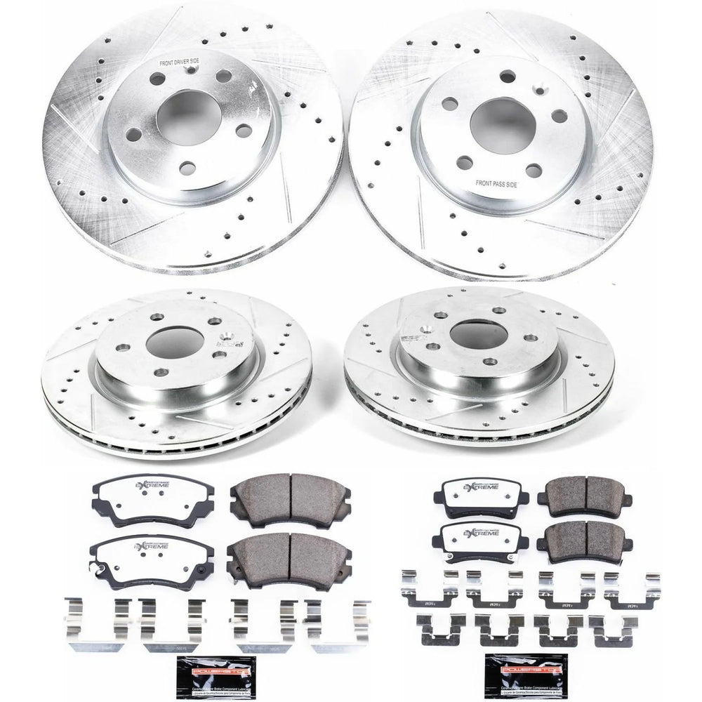 Power Stop 2017 Buick Regal Front & Rear Z26 Street Warrior Brake Kit