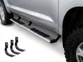 5 Inch OE Xtreme Low Profile SideSteps With Mounting Bracket Kit Polished Stainless Steel 2001-2006 Silverado/Sierra 1500 HD 2001-2014 Silverado/Sierra 2500 HD/3500 HD Go Rhino