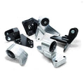 92-95 Civic Polished Aluminum Conversion Engine Mount Kit B/D Series Manual / Auto 2 Manual/Hydro 400-500HP 85A Grey Innovative Mounts