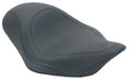 Mustang 04-21 Harley Sportster Wide Tripper Solo Seat w/Driver Backrest Diamond Stitch - Black