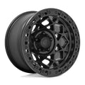 D120 17X9 5X5.0 BLK-OUT -15MM