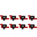 MSD Ignition Coil GM LS Blaster Series L-Series Truck Engine Red 8-Pack 1999-2007 GM L-Series Truck Engines 10457730/19005218 Replacement Heat Sink MSD Ignition