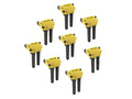 Direct Ignition Coil Kit Supercoils 8-Pack 05-24 5.7L/6.1L/6.2L/6.4L Gen 3 Hemi Yellow ACCEL