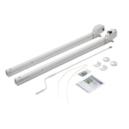 15FT WHITE FADEWHWG ROLLER ASSEMBLY STANDARD