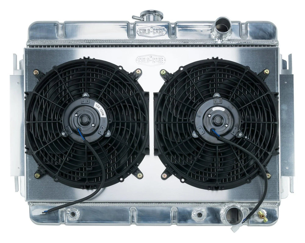 64-65 Chevelle Radiator & Dual 12in Fan Kit AT
