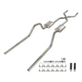1965-70 Chevy B-Body Hpipe Crossmember Back Exhaust w/ Turbo Pro Mufflers