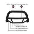 BLACK HORSE bull bar installed view