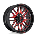D663 22X10 6X5.5 GL-BLK-RTTC -18MM