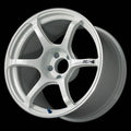Advan RG-4 17x9.0 / +35 Offset / 5x114.3 / 73mm Bore / Racing White Metallic and Ring