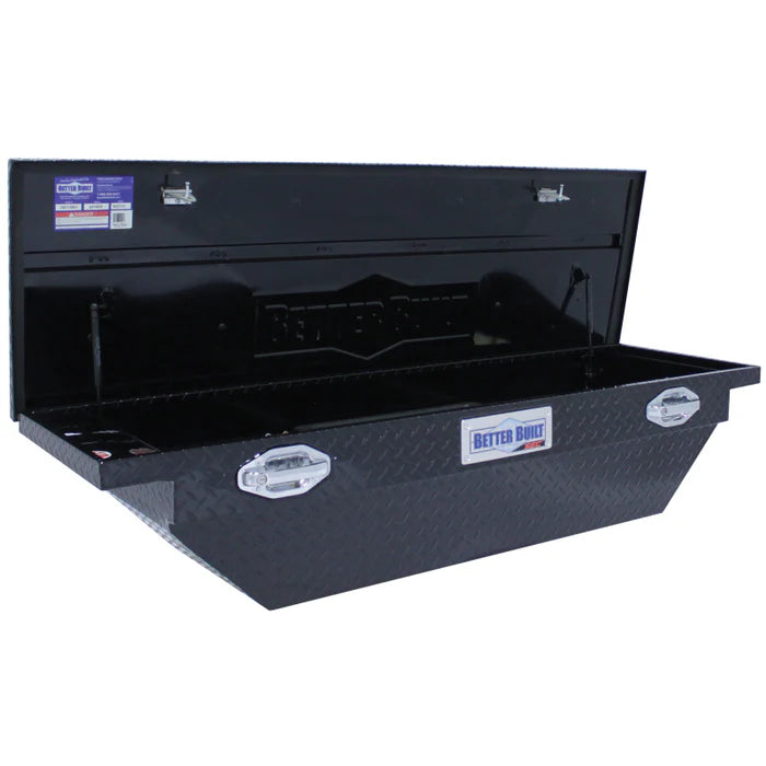 63IN BLACK WEDGED SINGLE LID LOW PROFILE BOX