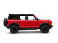 Dominator Xtreme D6 SideSteps 73 Inch With Frame Mounted Bracket Kit Textured Black 2021-2025 Ford Bronco Go Rhino