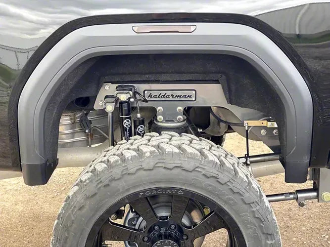 2020+ GMC Sierra 2500 3500 Rear Fender Flare Caps (Pair) Factory Textured Black
