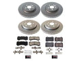 Power Stop 12-17 Jeep Grand Cherokee Front & Rear Z17 Coated Brake Kit