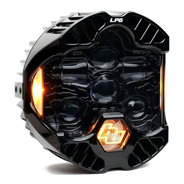 Baja Designs 14-23 Harley-Davidson Street Glide (Single Light) DOT LP6 LED DRL Headlight Kit - Amber