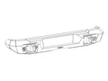 Go Rhino 2007-2018 Jeep Wrangler JK JKU Trailline Rear Full Width Bumper - New 273220T
