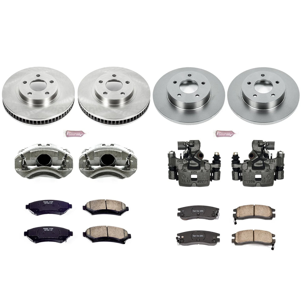 Power Stop 00-04 Buick LeSabre Front & Rear Autospecialty Brake Kit w/Calipers