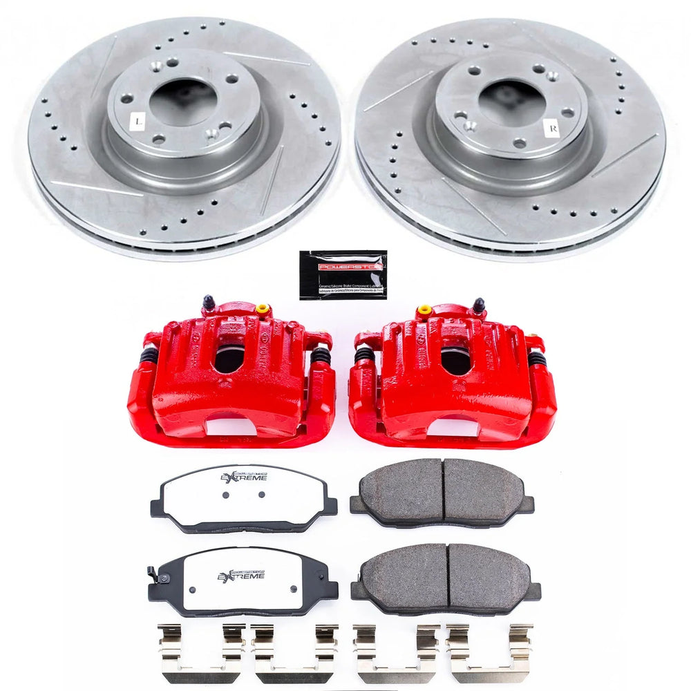 Power Stop 09-11 Hyundai Genesis Front Z23 Evolution Sport Brake Kit w/Calipers