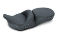 Mustang 08-21 Electra Glide,Rd Glide,Rd King,Str Glide Touring 1PC Seat w/ Blk Pearl Studs - Black
