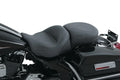 Mustang 08-21 Electra Glide,Rd Glide,Rd King,Str Glide Touring 1PC Seat w/ Blk Pearl Studs - Black