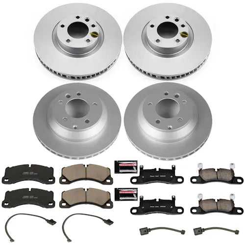 Power Stop 11-18 Porsche Cayenne Front & Rear Z23 Evolution Sport Coated Brake Kit