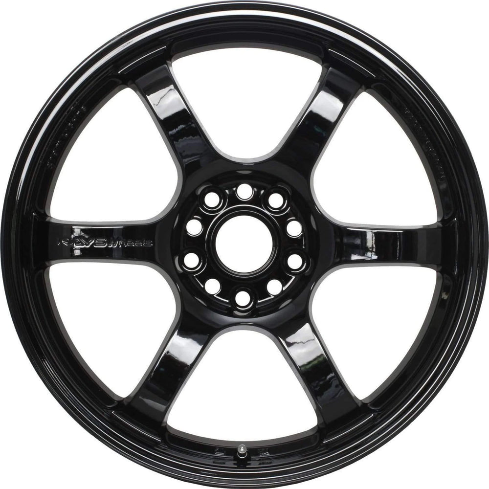 Gram Lights 57DR 18x10.5 +22 5-114.3 Glossy Black Wheel