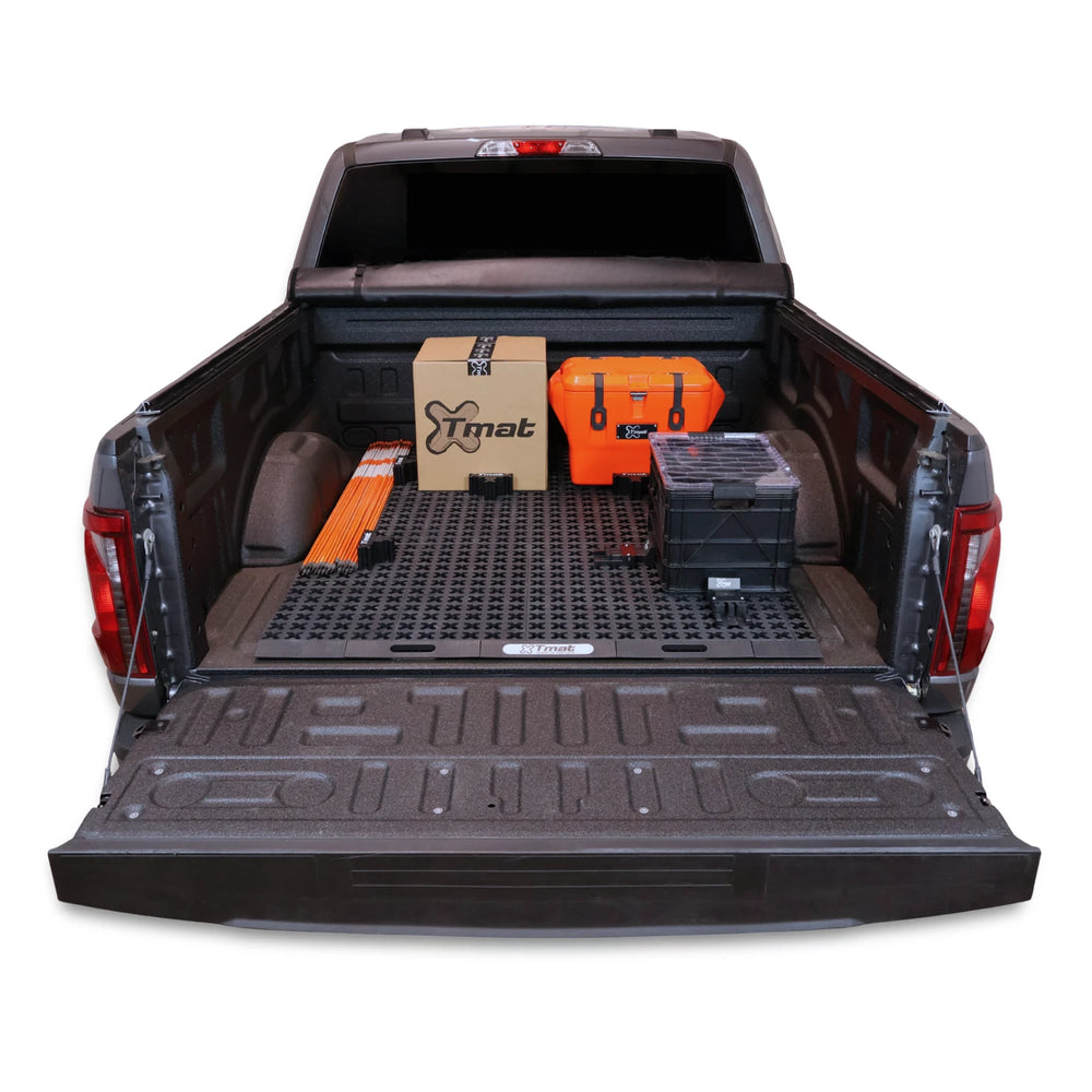 TRUCK BED ORGANIZER SLIDE OUT MAT FITS LONG BED (8FT) BLACK