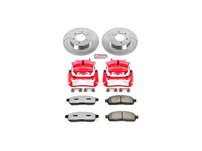 Power Stop 2004 Ford F-150 Front Z36 Truck & Tow Kit w/Cals