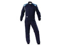 OMP First-S Overall Navy Blue/Cyan - Size 52 (Fia 8856-2018)