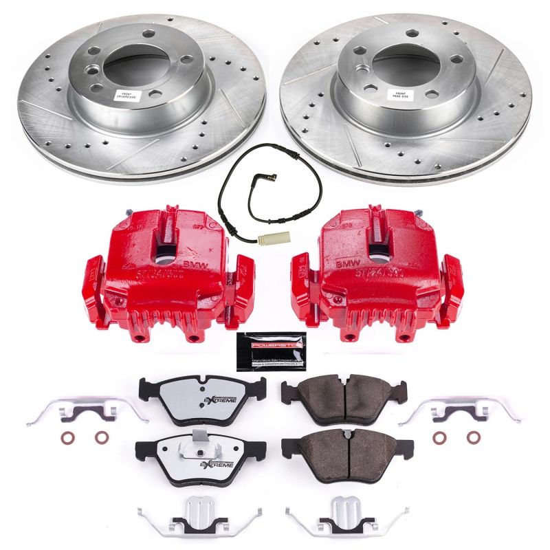 Power Stop 2006 BMW 325i Front Z23 Evolution Sport Brake Kit w/Calipers