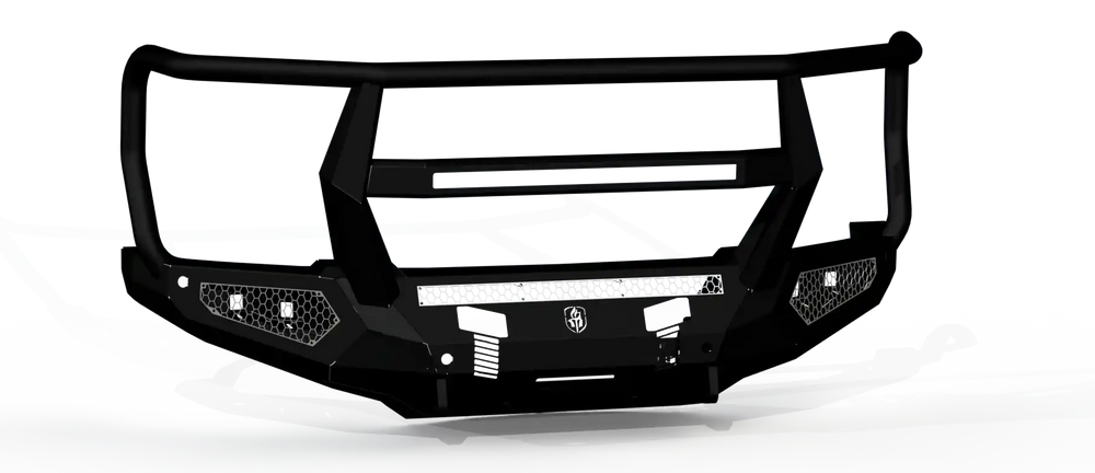 Road Armor 23-24 Ford F-450 Evolution Front Winch Bumper Reaper Guard - Texture Black