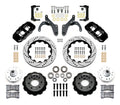 Wilwood 69-70 Chevrolet Impala W/ Disc Or Drum 69-82 Corvette Aerolite 6R 14in GT Rotor Drilled Red