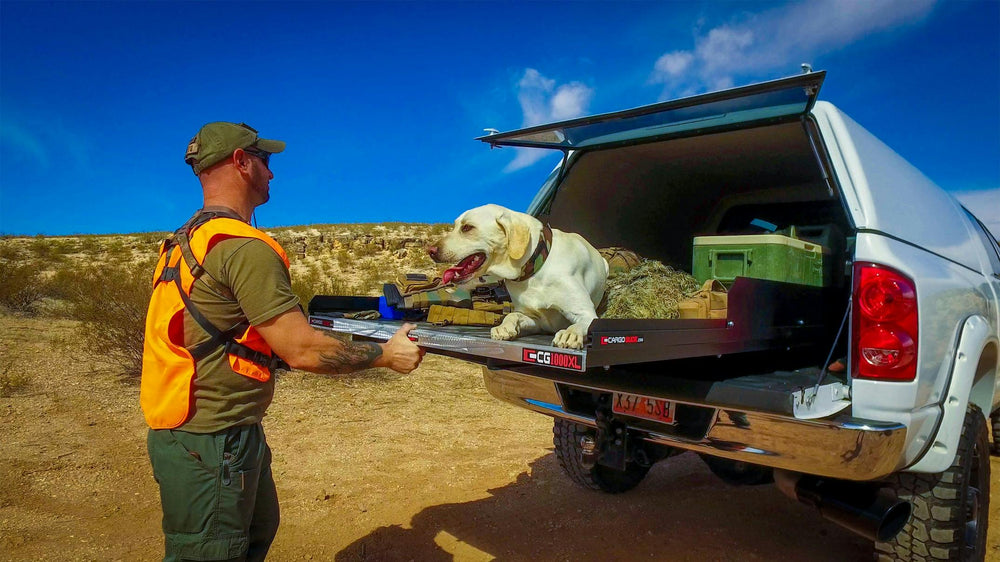 SLIDE OUT CARGO TRAY, 1000 LB CAP.