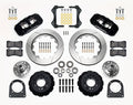 Wilwood AERO6 Front Hub Kit 14.00in Drill Red TCI-IFS 71-78 (Pinto Based)
