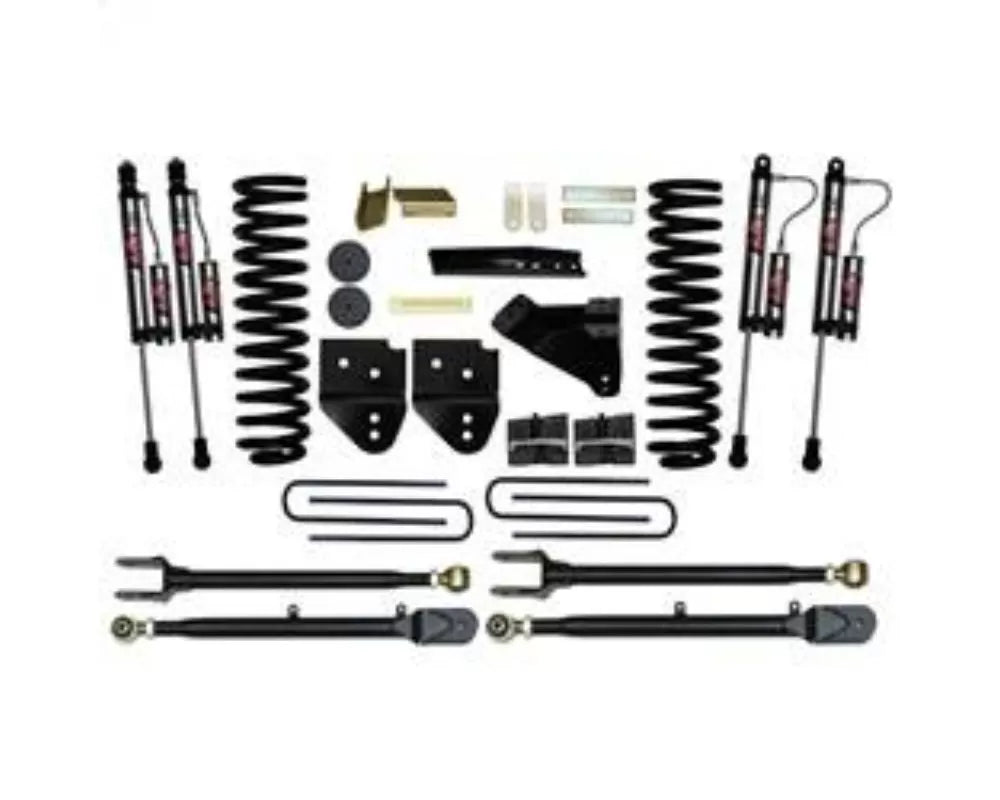 Lift Kit 4 Inch Lift Includes Front Leaf Springs Front U Bolt Kit Front Bushing Kit Rear Add-A-Leafs Skyjacker