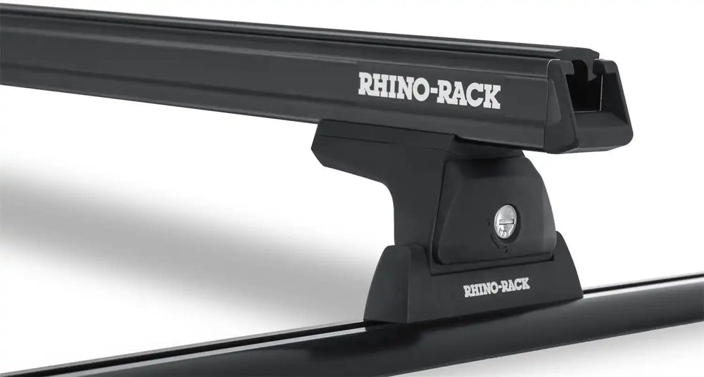 HEAVY DUTY RLT600 TRACKMOUNT SILVER 2 BAR ROOF RACK