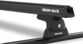 HEAVY DUTY RLT600 TRACKMOUNT SILVER 2 BAR ROOF RACK
