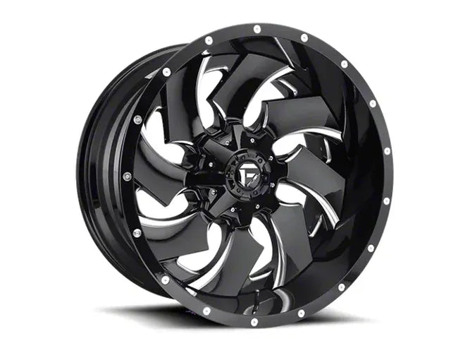 CLEAVER 20x12 5x139.70/5x150.00 GLOSS BLACK MILLED (-44 mm)