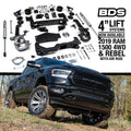 2019 Ram 1500 4in Air Ride Suspension Lif PRICING ONLY ORDER COMPONENTS: Sell BDS022307 BDS022308 BDS022632 BDS022633 BDS022634 BDS022635 FOX98224806(x2)