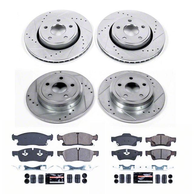 Power Stop 11-19 Dodge Durango Front & Rear Z23 Evolution Sport Brake Kit