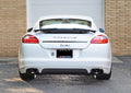 AWE Tuning Panamera Turbo Performance Exhaust System Touring Edition Polished Silver Tips