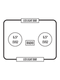 09C KAWASAKI MULE 4010 TRANS4X4 STEREO TOPS (4DOOR) LEVEL 3