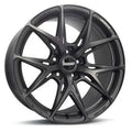 Versus VV21S 18X9.5 +38 5-100 Matte Super Dark Gunmetal