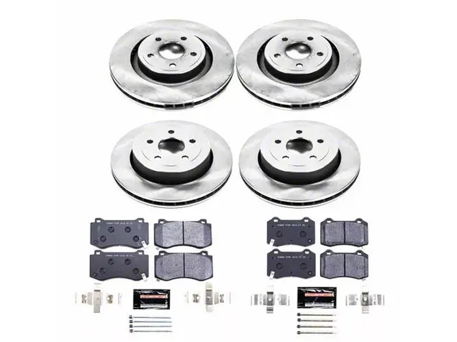 Power Stop 06-10 Jeep Grand Cherokee Front & Rear Track Day Brake Kit