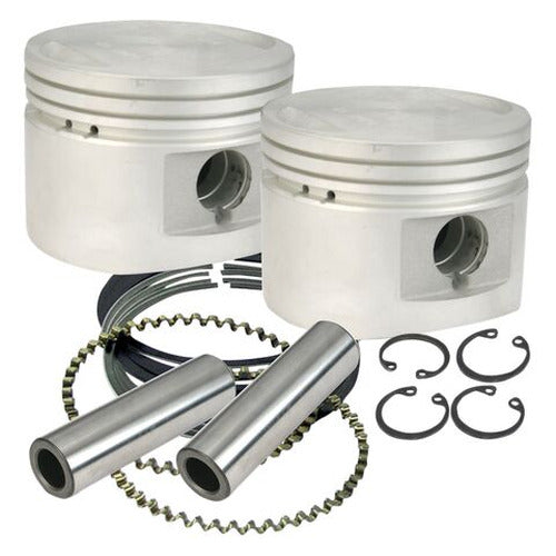 S&S Cycle 2007+ BT 4-1/8in Piston Set - .010in